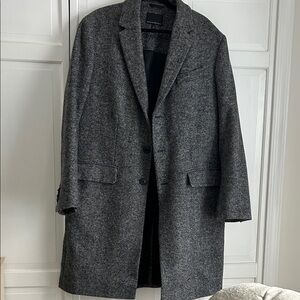 Banana Republic Men’s Wool-Blend Topcoat – Size L